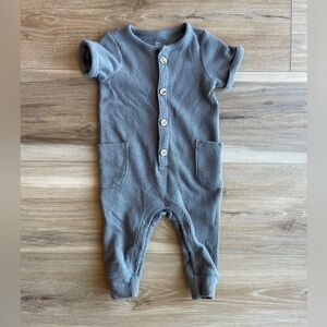 Cat & Jack Charcoal Ribbed Bodysuit